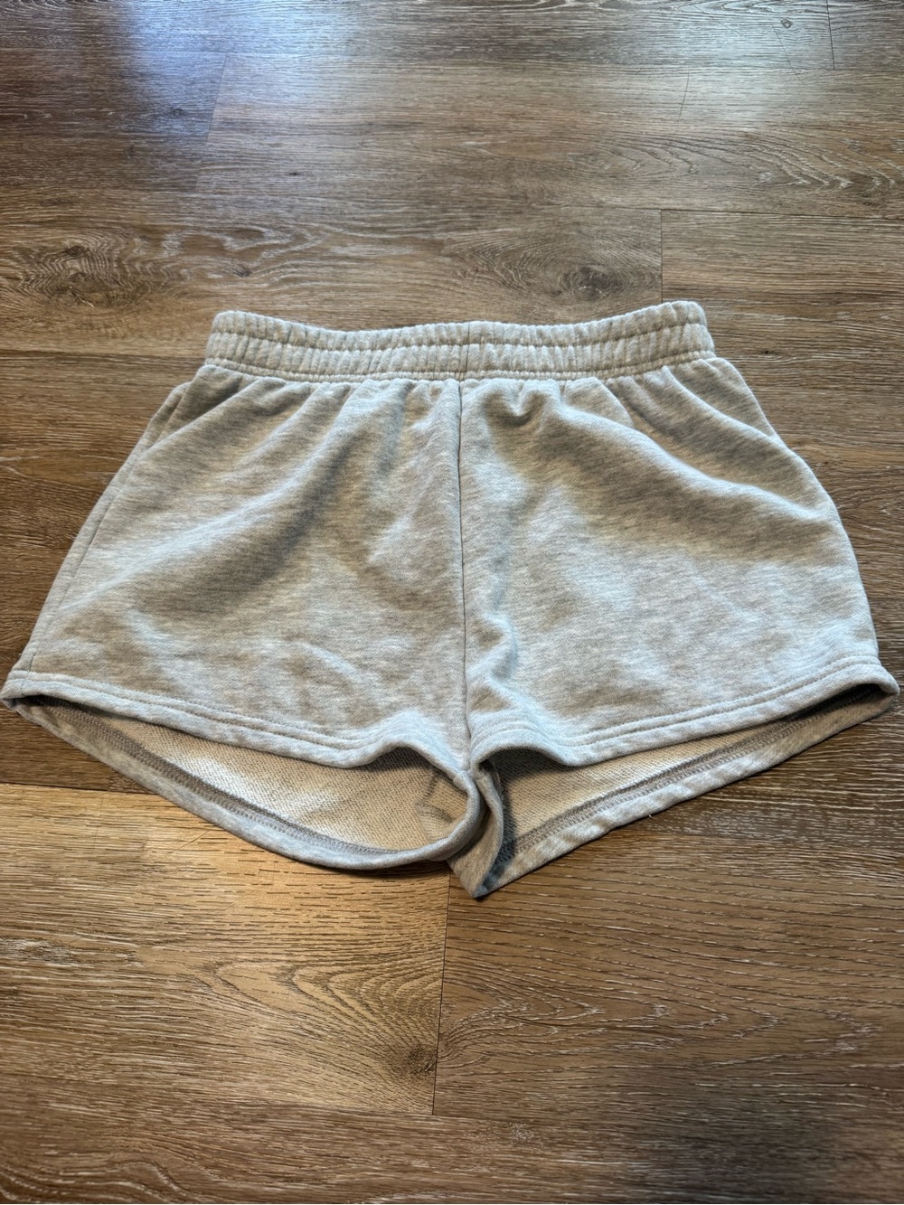 SHEIN Light Heather Gray Athletic Lounge Shorts